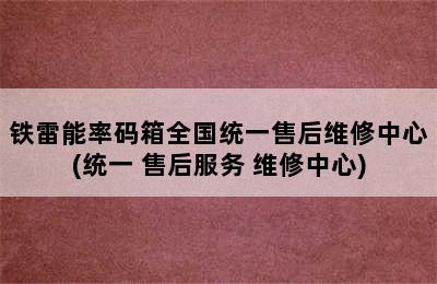 铁雷能率码箱全国统一售后维修中心(统一 售后服务 维修中心)